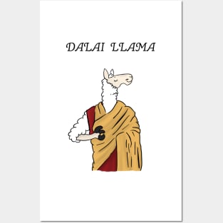 Dalai Lllama meditation yoga zen master Posters and Art